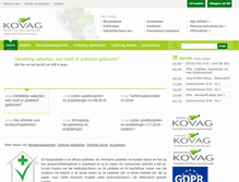 Tablet Screenshot of kovag.be